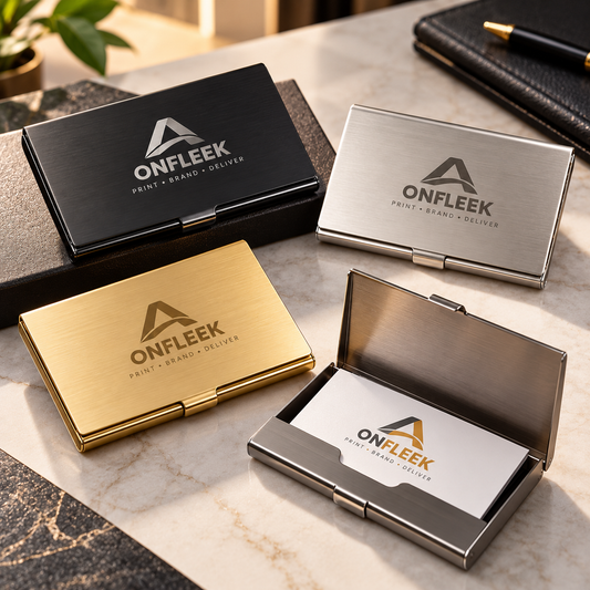 Engraved Metal Visiting Card Holder