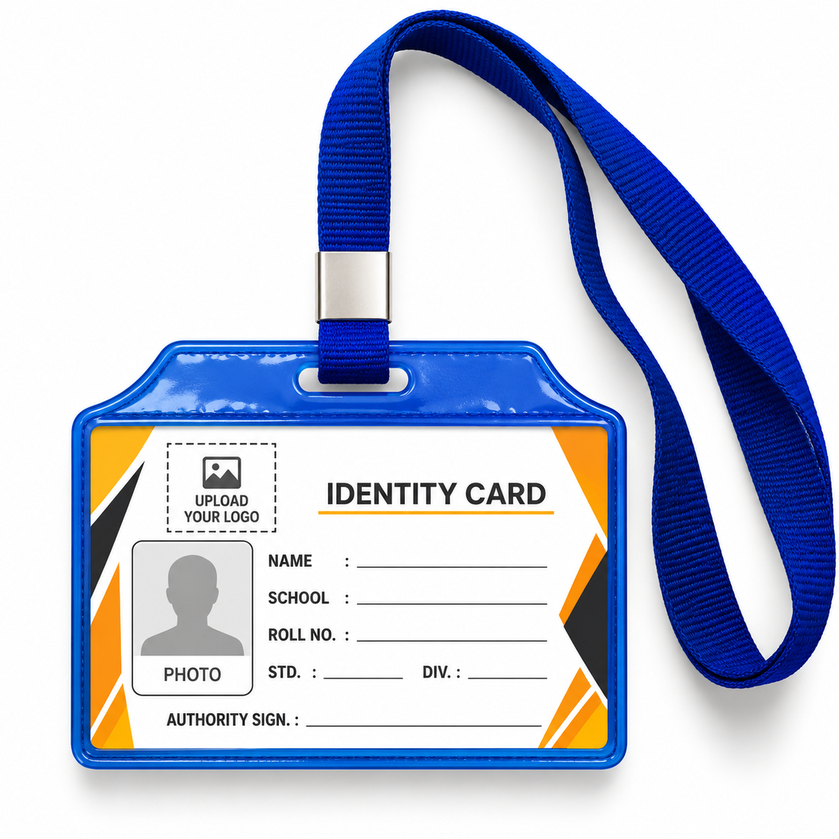 Personalized School ID Card with Lanyard
