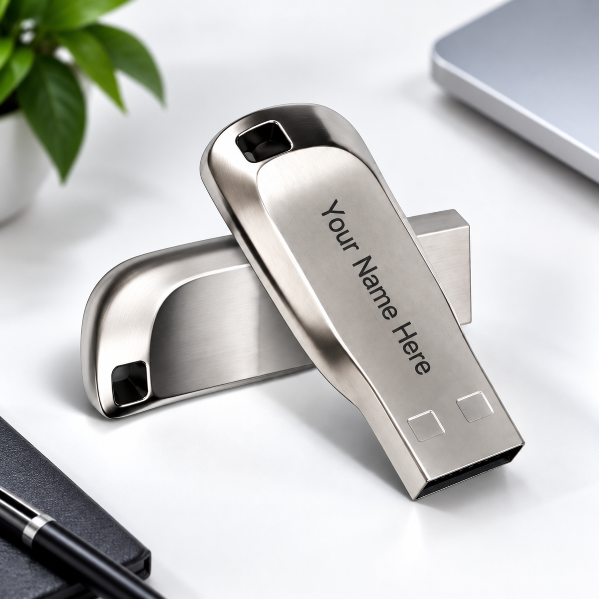 Custom Metal USB Flash Drive – Personalised Corporate Pen Drive