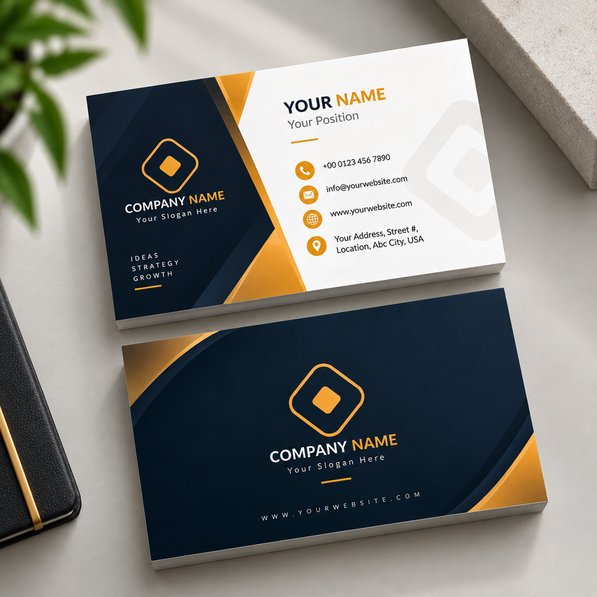 Standard Custom Double-Sided Visiting Cards