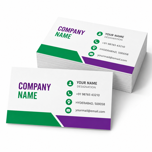 Standard Visiting Cards ( Single Side )
