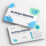 Custom Doctor Visiting Cards – Premium Double-Sided Business Cards