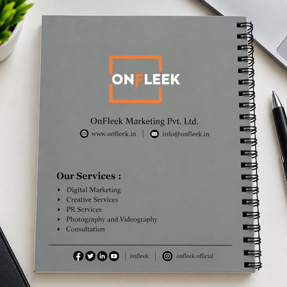 Custom Branded Spiral Notebook – Premium Corporate Notebook