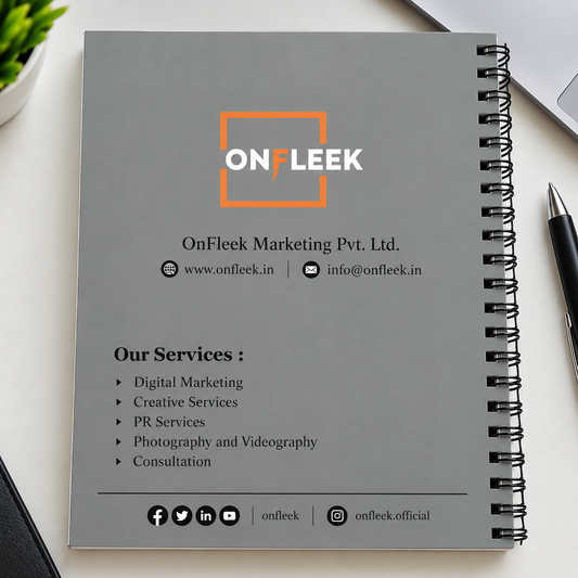 Custom Branded Spiral Notebook – Premium Corporate Notebook