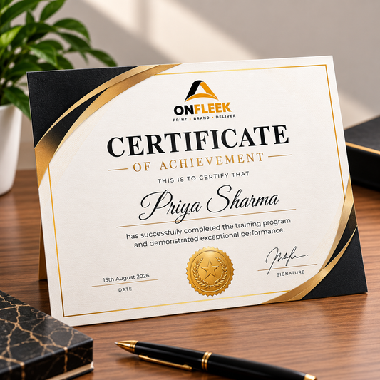 Custom Certificates – Personalized Premium Certificates