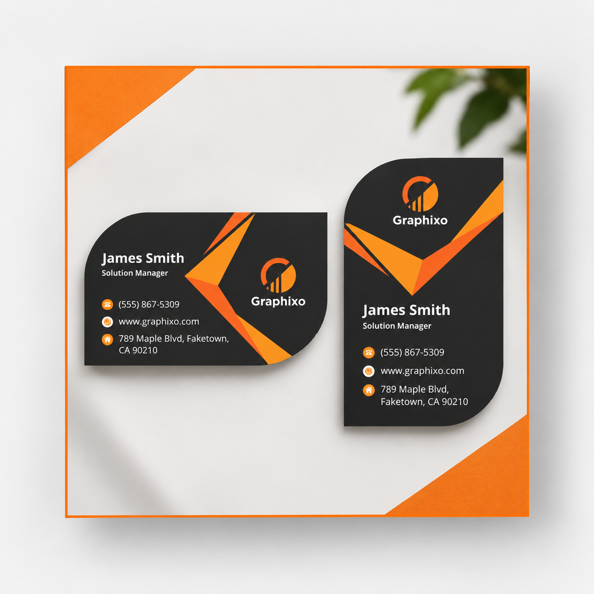 Leaf Visiting Cards – Premium Double-Sided Business Cards