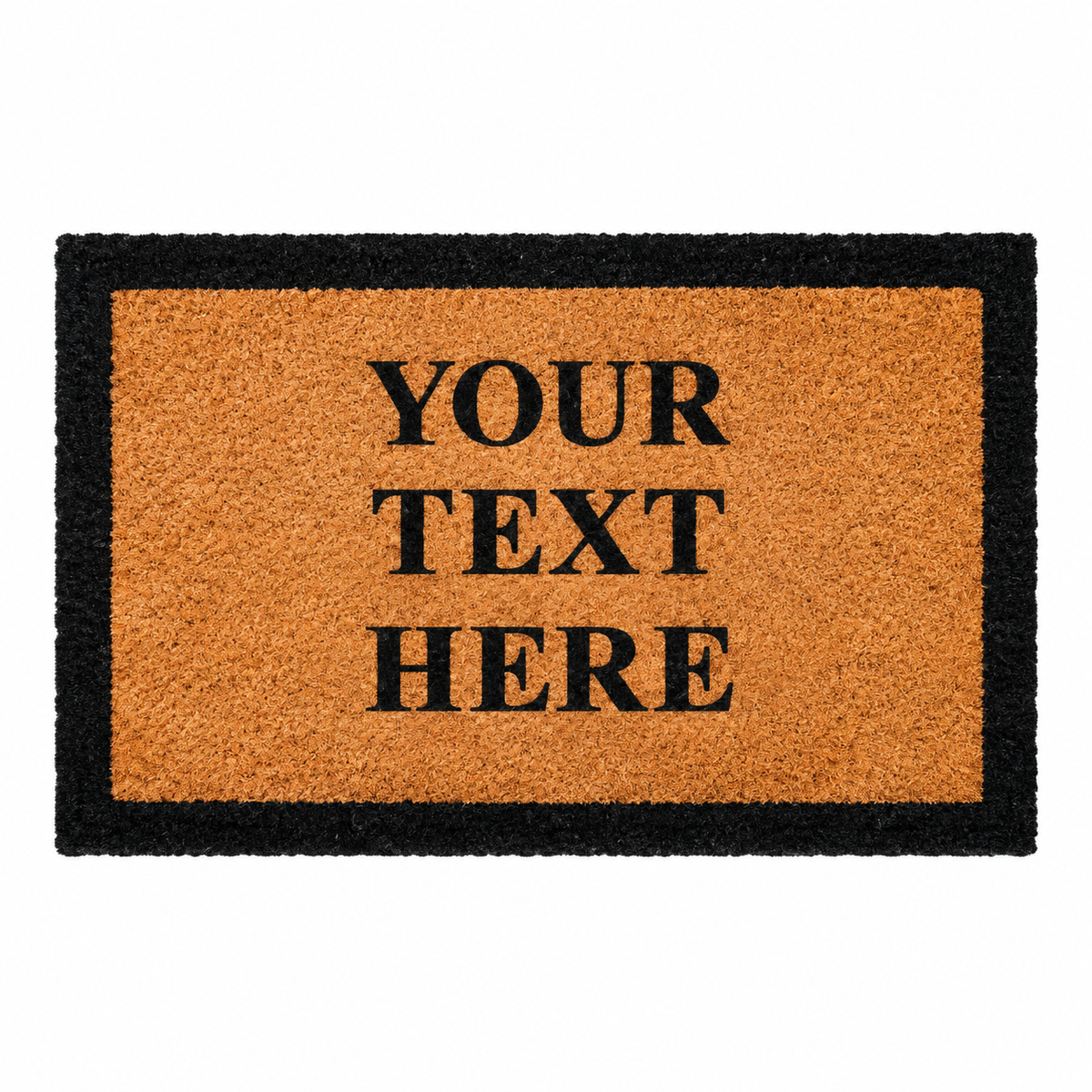 Personalized Custom Printed Coir Doormat – Premium Name & Text Door Mat