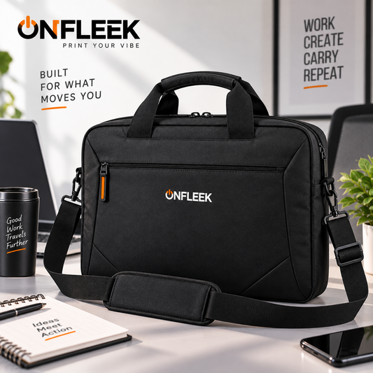 Premium Unisex Laptop Bag – Black