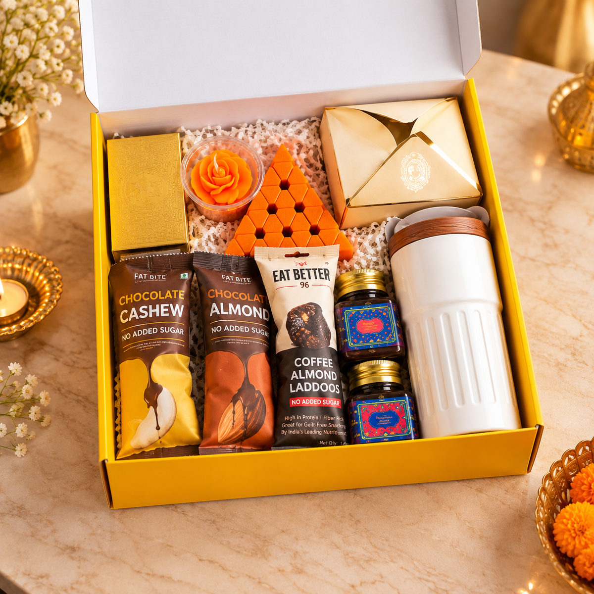 Premium Diwali Corporate Gift Hamper – Dry Fruits, Sweets & Festive Essentials